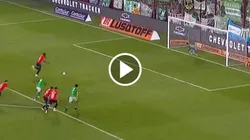 Quiñónez marcó un golazo en Argentina