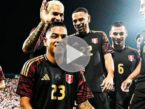 Perú festejó con cajón y goles