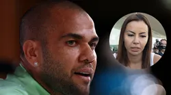 Dinorah Santana y Dani Alves.