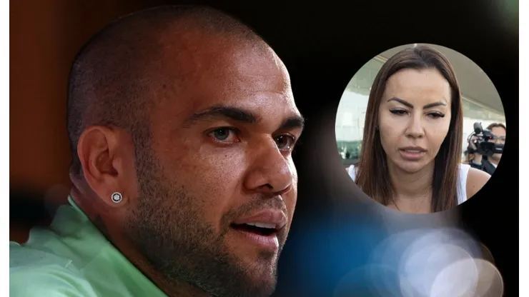 Dinorah Santana y Dani Alves.