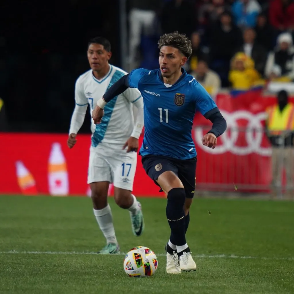 Jeremy Sarmiento regresó al once de la Selección de Ecuador. (Foto: @LaTri)