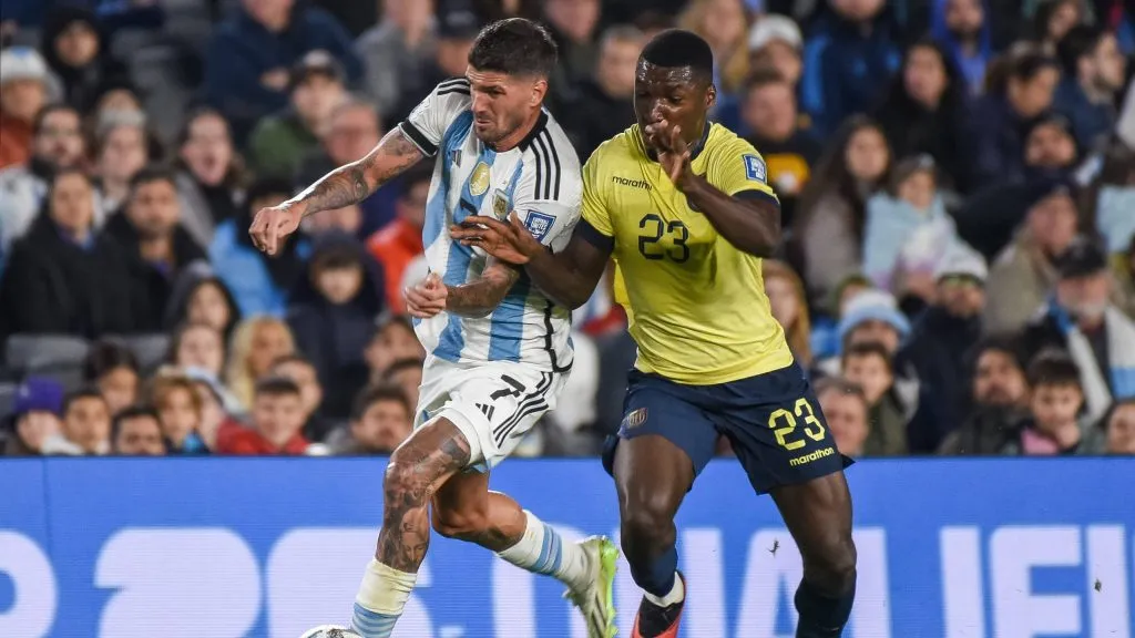 Ecuador y Argentina ya se enfrentaron en Eliminatorias al Mundial. Foto: Getty.