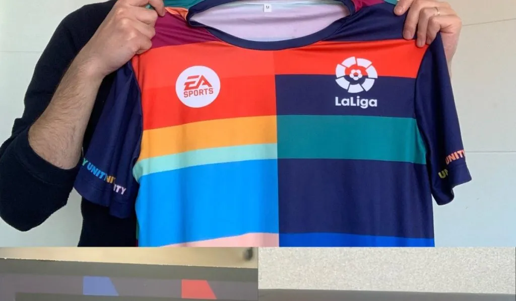 Camiseta contra el racismo de LaLiga: BOLAVIP