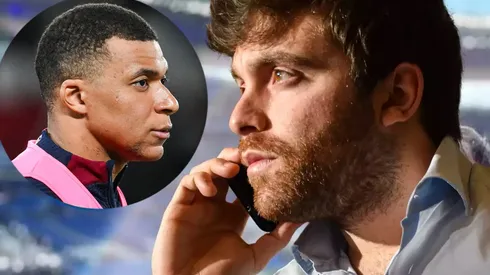 Fabrizio Romano y Kylian Mbappé.