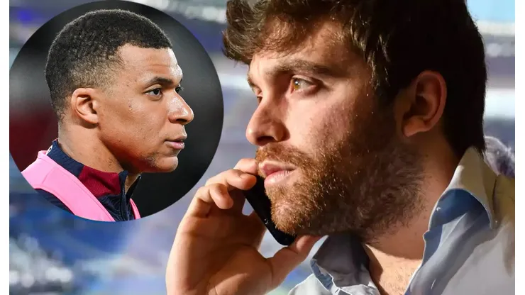 Fabrizio Romano y Kylian Mbappé.