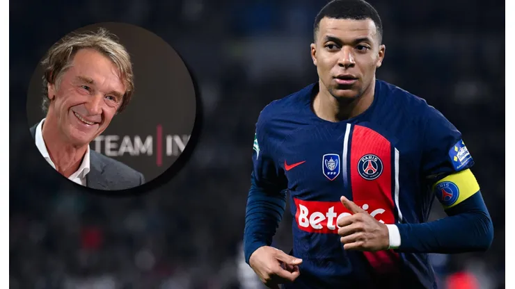 Kylian Mbappé y Sir Jim Ratcliffe.