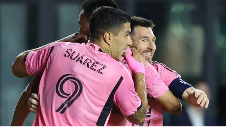 Luis Suárez y Lionel Messi.