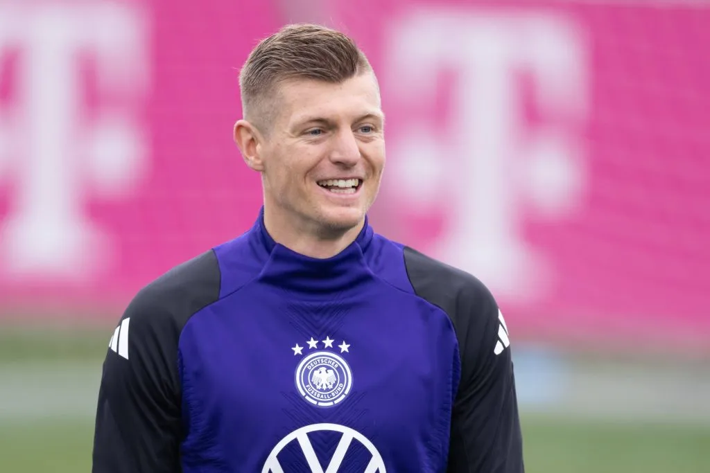 Toni Kroos en su regreso a la Selección de Alemania.