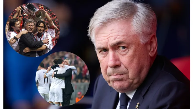 Carlo Ancelotti, AC Milan y Cristiano Ronaldo.