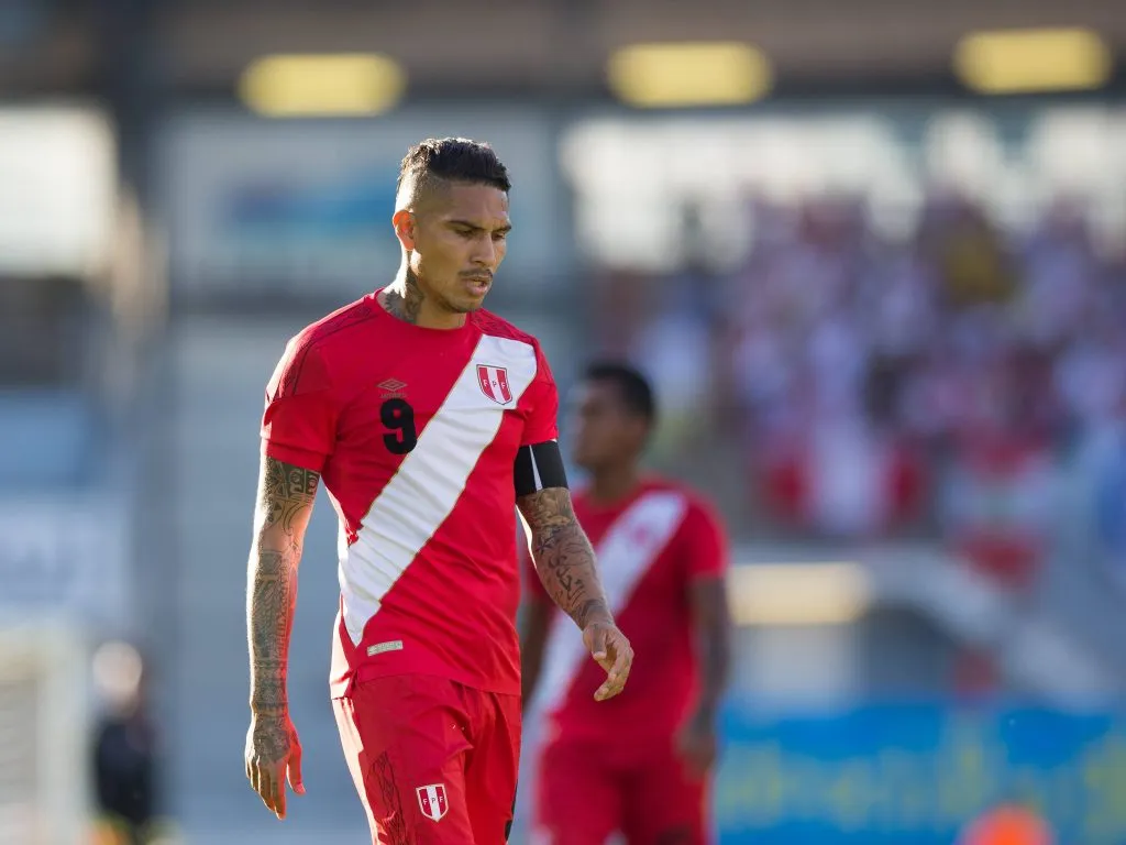 Paolo Guerrero en un amistoso con Perú. (Foto: IMAGO).