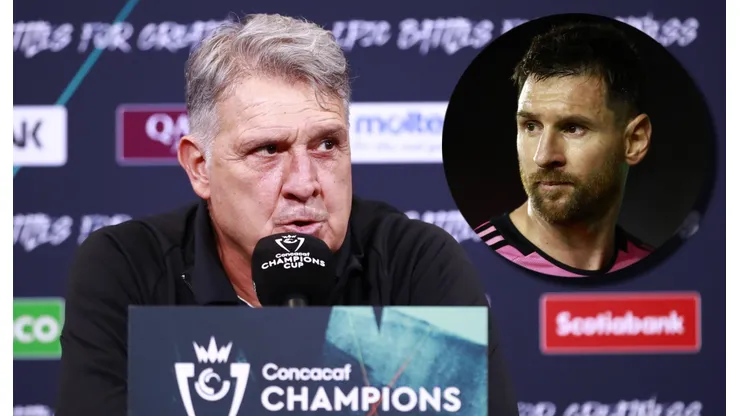 Tata Martino y Lionel Messi en Inter Miami.