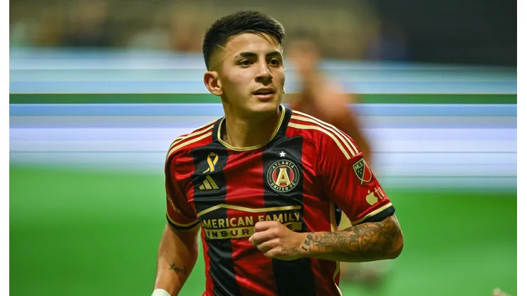 Thiago Almada en uno de los encuentros de la MLS.