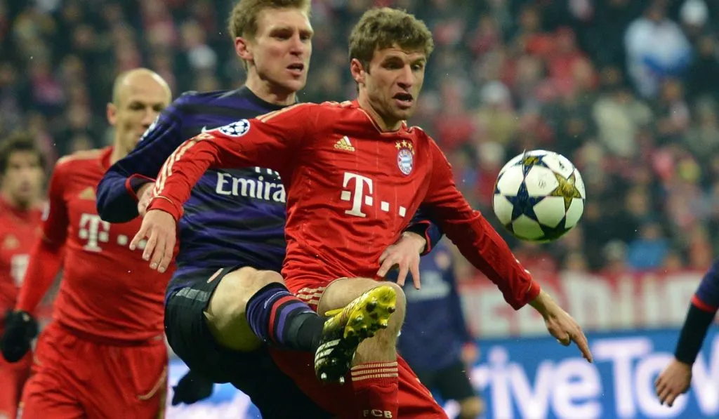 Imágenes del último Bayern vs. Arsenal en la Champions: IMAGO