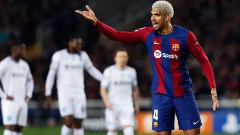 Ronald Araújo, tema de estado en Barcelona.