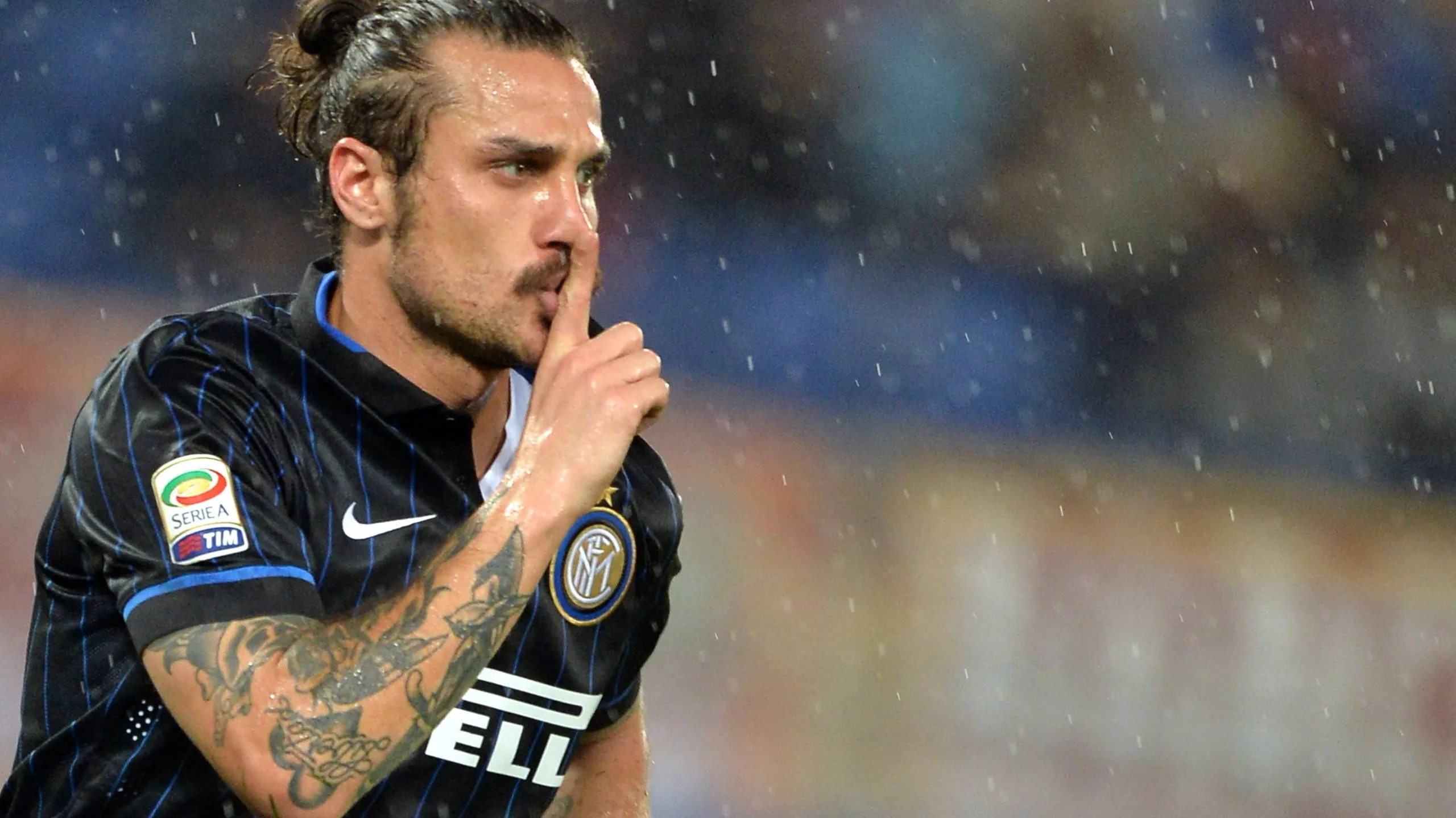 Daniel Osvaldo en su paso por el Inter de Milán.
