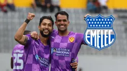 El jugador de Aucas que fue visto con la camiseta de Emelec
