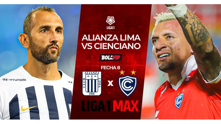 Alianza Lima vs. Cienciano en vivo Liga 1 MAX.