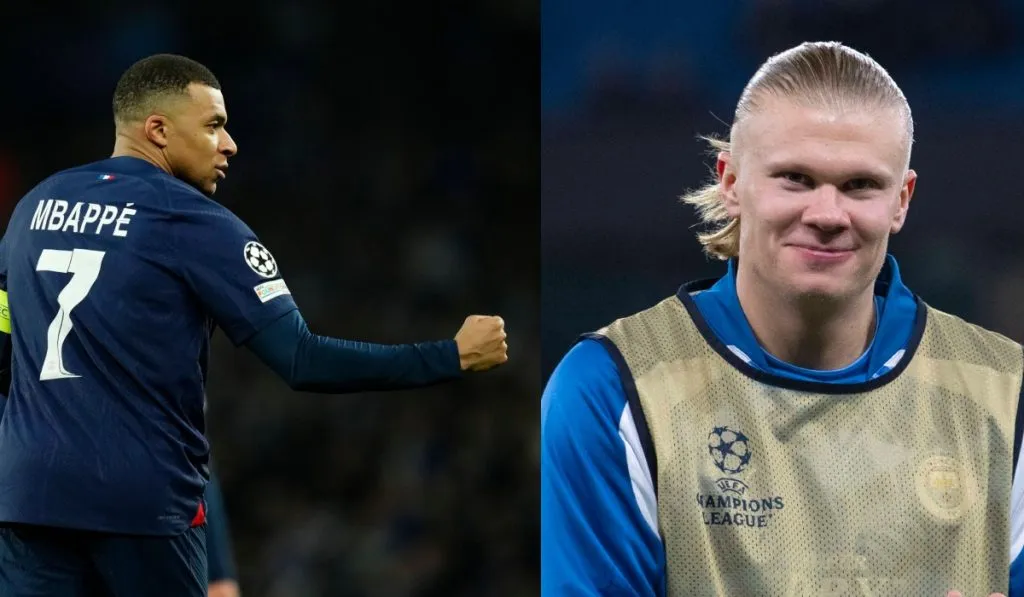 Kylian Mbappé y Erling Haaland, detrás de Vinicius en las últimas tres Champions: IMAGO