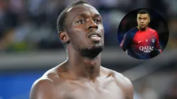 Usain Bolt y Kylian Mbappé.