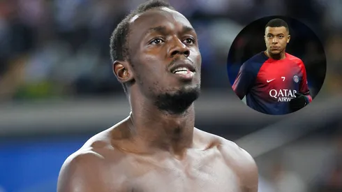 Usain Bolt y Kylian Mbappé.