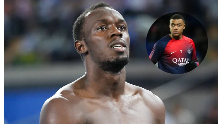 Usain Bolt y Kylian Mbappé.