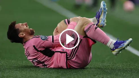 La patada a Lionel Messi que por poco lo fractura en Inter Miami vs. Nashville SC.