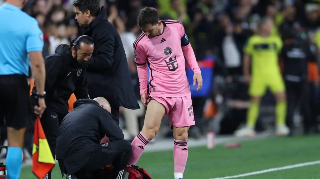 Messi sintió molestias en Nashville vs. Inter Miami.