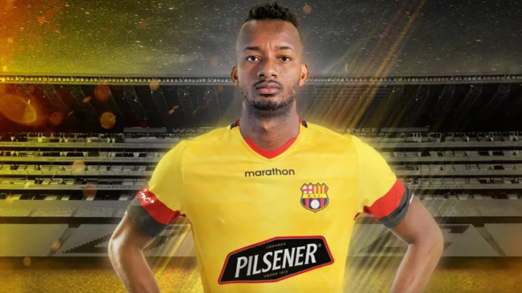 Jefferson Orejuela estuvo solo 6 meses en Barcelona SC. (Foto: @BarcelonaSC)
