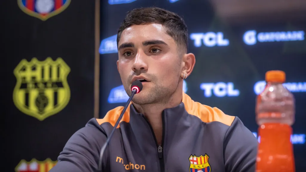 Nicolás Ramírez llegó a Barcelona SC para este 2024. (Foto: @BarcelonaSC)