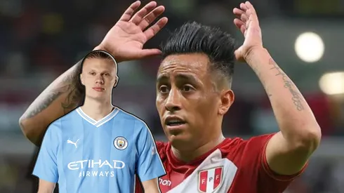 Christian Cueva y Erling Haaland