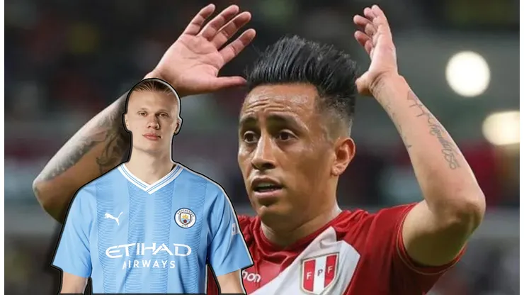 Christian Cueva y Erling Haaland