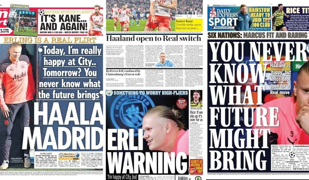 La prensa inglesa teme por un futuro de Haaland en Madrid: TW