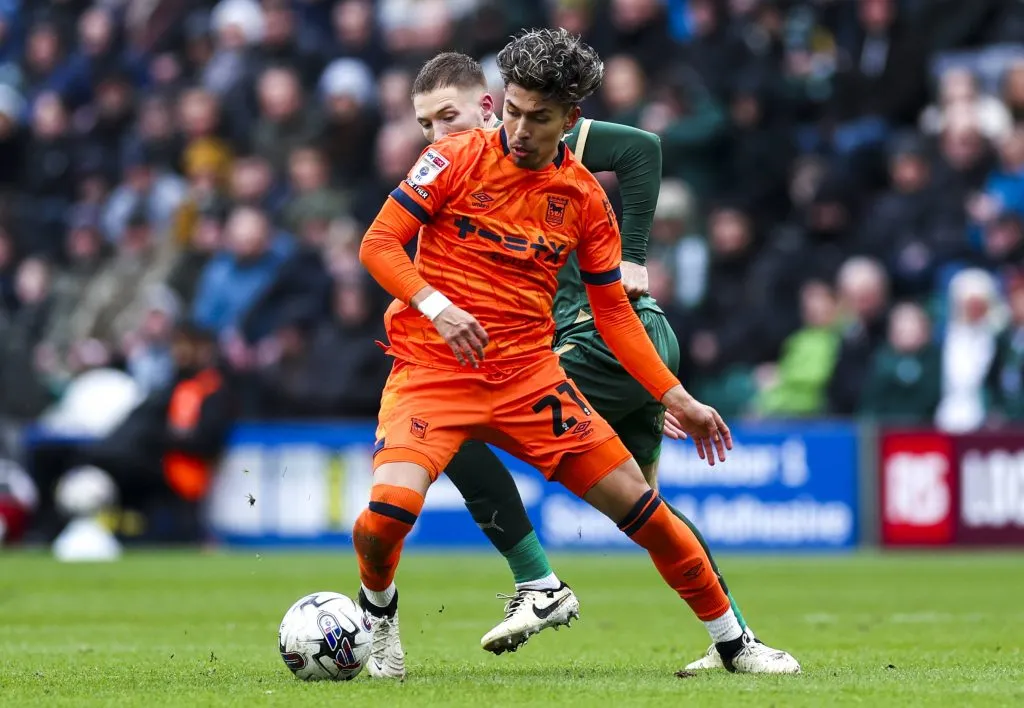 Jeremy Sarmiento ha venido ganando minutos en el Ipswich. (Foto: IMAGO)