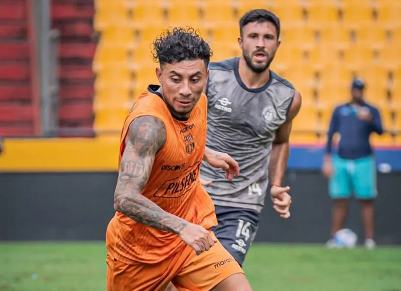 Joao Rojas repite titularidad bajo el mando de Holan. Foto: Barcelona SC.