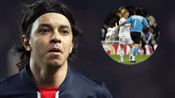 Marcelo Gallardo en sus tiempos por PSG.