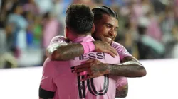 Messi y un excompañero de Inter Miami.