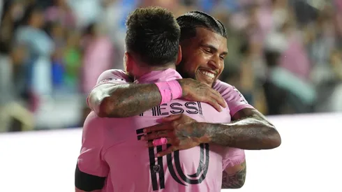Messi y un excompañero de Inter Miami.
