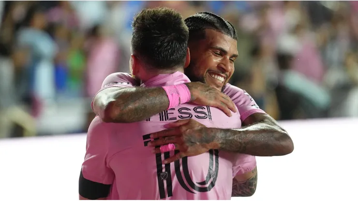 Messi y un excompañero de Inter Miami.