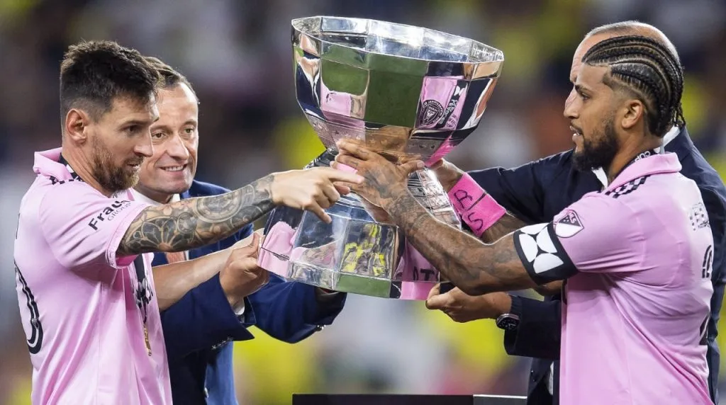 Messi y Yedlin en la Leagues Cup 2023. (Foto: Imago)