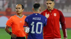 Paolo Guerrero y Lionel Messi