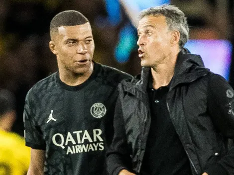 Mbappé pudo reunirse con Luis Enrique y logró su cometido