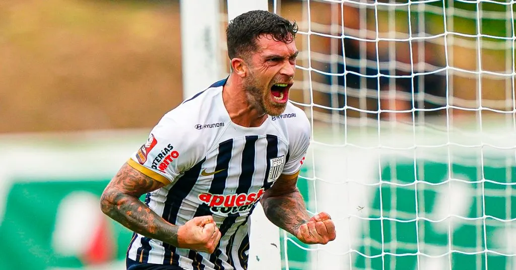 Adrián Arregui festejando un gol con Alianza. (Foto: Alianza Lima Prensa)