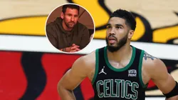 Lionel Messi y Jayson Tatum.