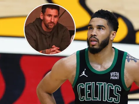 Así reaccionó la NBA al ver a Messi en uno de sus partidos de Playoffs