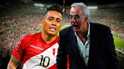 Jorge Fossati y Christian Cueva.