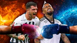 Adrián Arregui y Arturo Vidal.