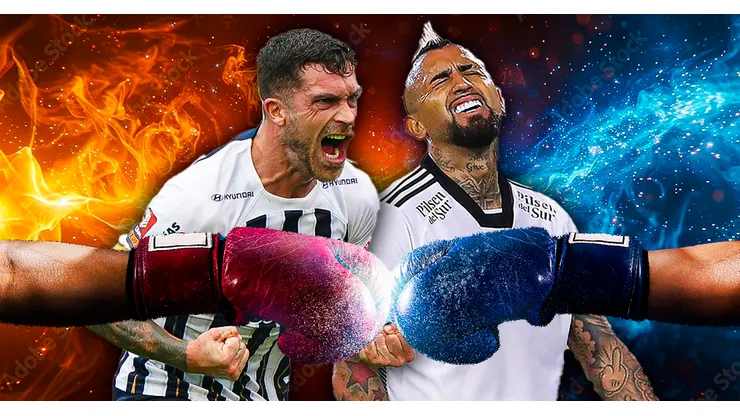 Adrián Arregui y Arturo Vidal.