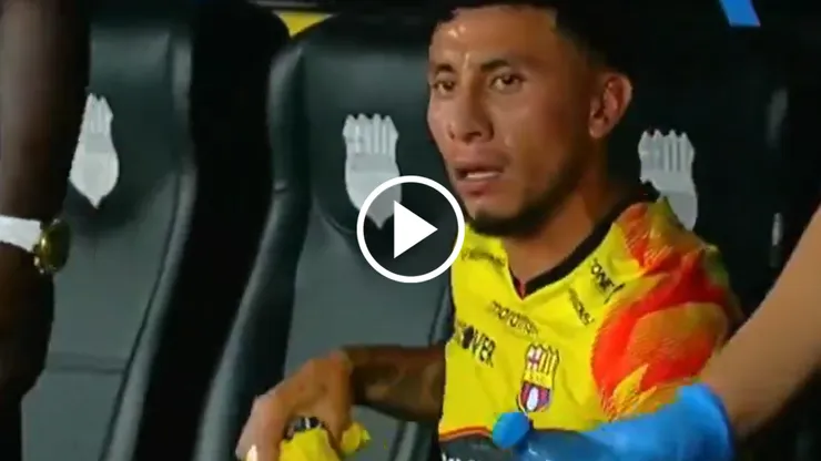 El extremo de Barcelona SC quedó muy molesto