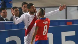 Carlos Zambrano y Arturo Vidal.