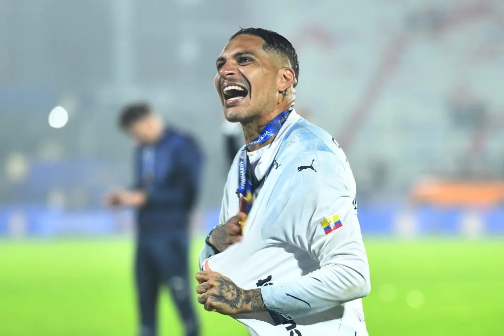 Guerrero festejando su último título internacional. (Foto: IMAGO)